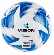 Мяч футбольный VISION Mission FV324074 р.4 FIFA Basic PU гибрид. сшив. бел-голуб