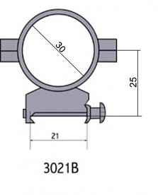 Крепление для ПО Е 3021 В