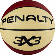 Мяч баскетбольный PENALTY BOLA BASQUETE 3X3 PRO IX 5113134340-U р.6, ПУ, бутил. камера, красно-беж
